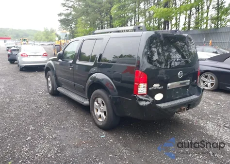 2006 Nissan Pathfinder Se из США, поврежденный, VIN 5N1AR18W56C600685